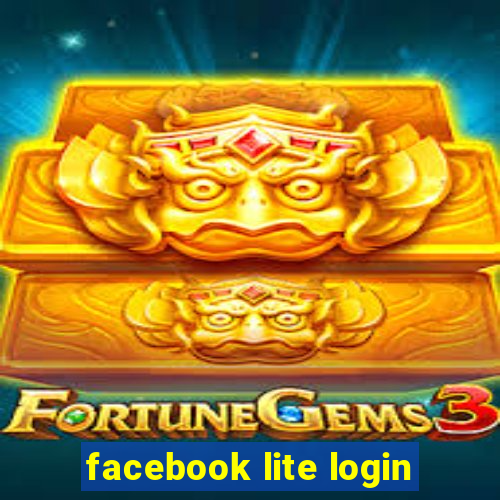 facebook lite login